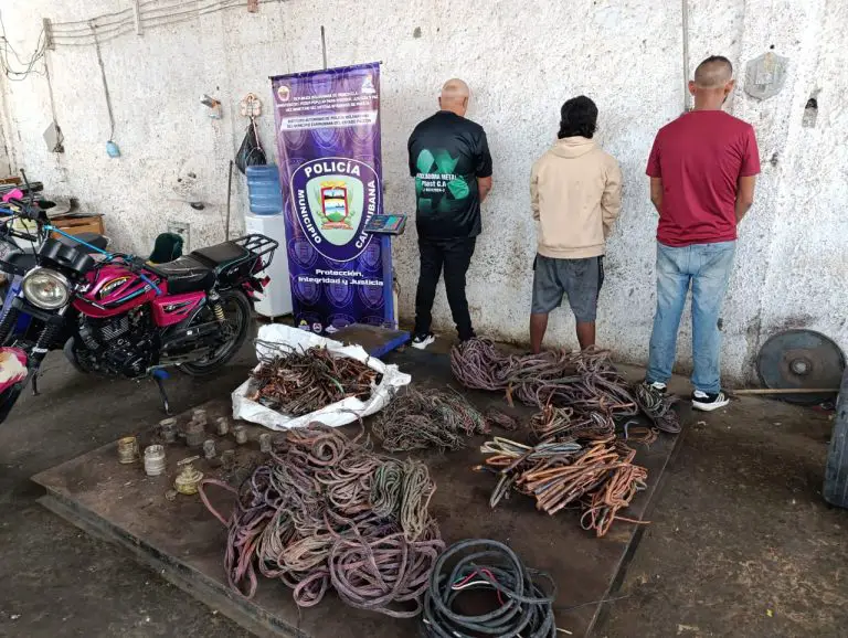 Policarirubana desmantela GEDO de material estratégico en Caja de Agua