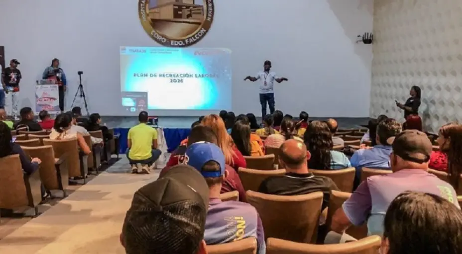 Este jueves se realizó el primer taller del Plan de Recreación Laboral 2026 en el auditorio “Dr. Henry Ventura” del Hospital de Coro.