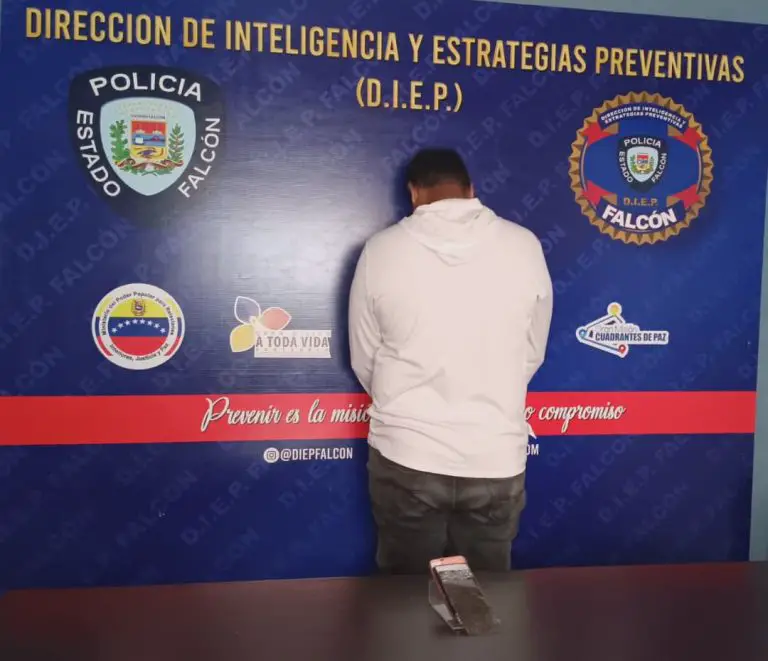 Diep | Sujeto agredió a su expareja y lo agarró la policía en Coro