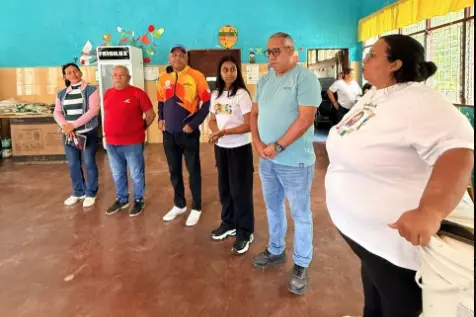 Los trabajos de recuperación de la Escuela "Manuel Antonio García", ubicada en la parroquia Cabure, registran un avance significativo.