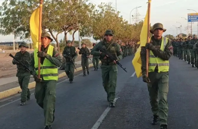 El 143 Batallón de Infantería Mecanizada (BIMECZ) “Coronel Atanasio Girardot”, unidad táctica del Ejército Bolivariano acantonada en Coro.