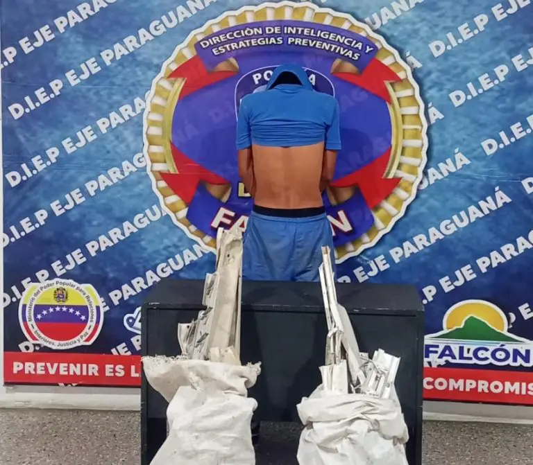 Diep captura a peligroso delincuente por hurto en el Caipa