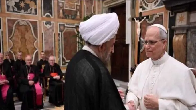 Máxima distinción diplomática: El papa León XIV la otorga al embajador de Irán