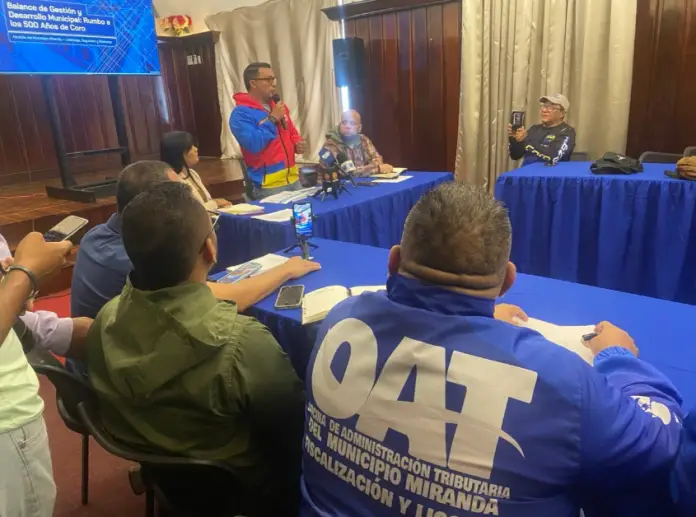 El alcalde del municipio Miranda, Henry Hernández, ofreció un balance detallado sobre el sistema de recaudación local.