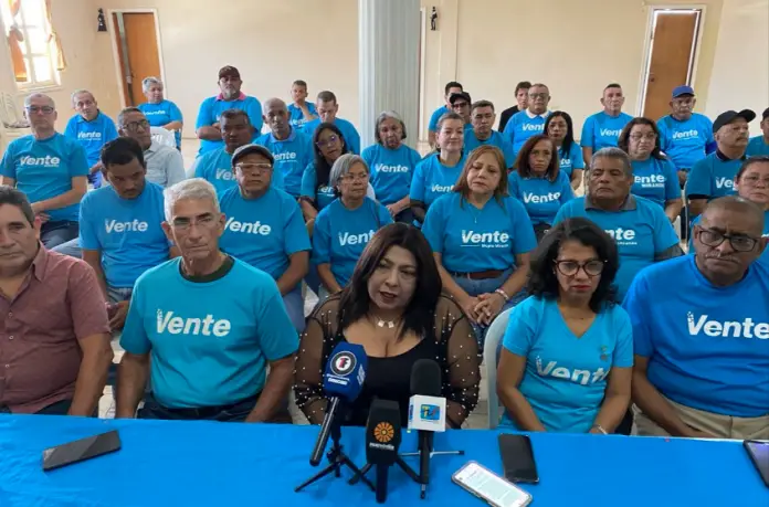 Este viernes, la coordinadora estadal de Vente Falcón, Yanira León, anunció que la organización política Vente Venezuela cumple 14 años.