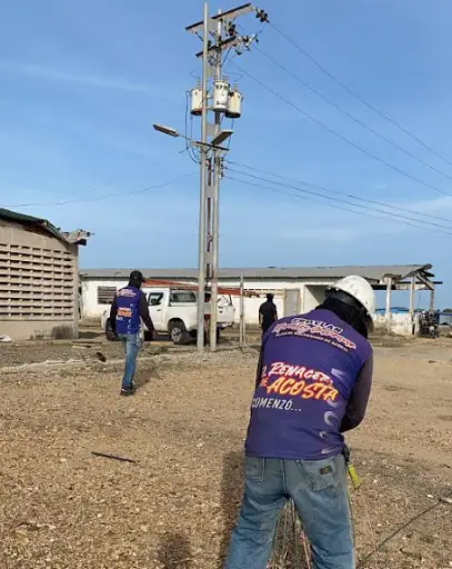 El alcalde del municipio Acosta, Froylan Merentes, encabezó una jornada de supervisión técnica a los trabajos de mantenimiento.