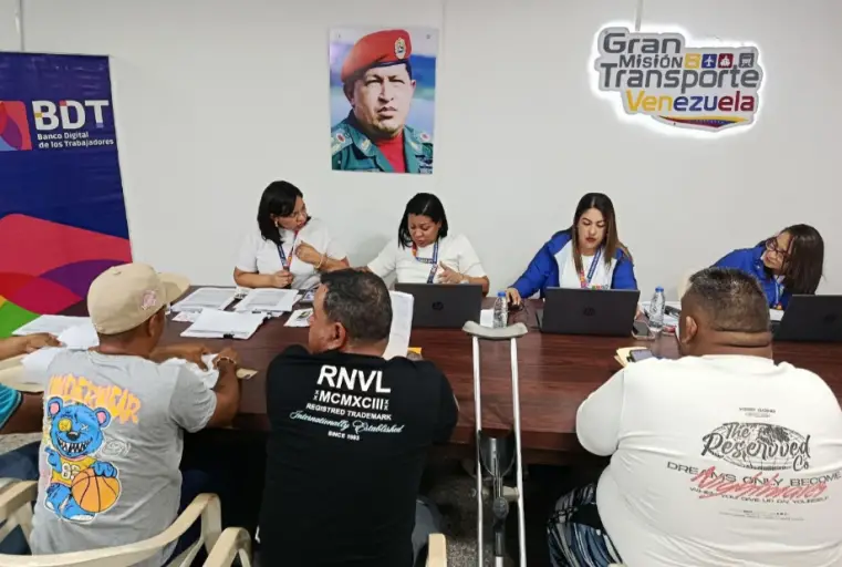 Este viernes, la dirección estadal del Ministerio de Transporte llevó a cabo una jornada de bancarización para atender a transportistas