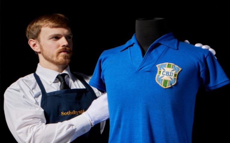 Camiseta de Pelé del Mundial de 1958 será subastada +MONTO