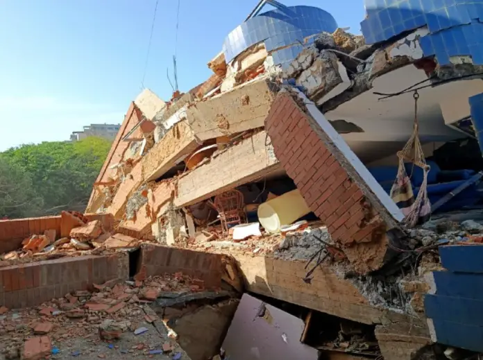 Los cuerpos de los integrantes de la familia Oliveros fueron localizados sin vida debajo de los escombros del edificio Lamar Suites