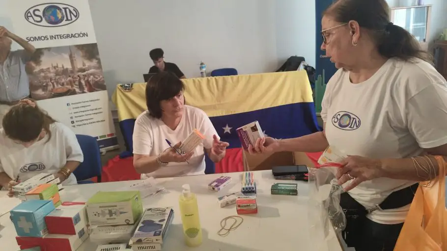 Asociación en Málaga activa campaña para donaciones a Venezuela