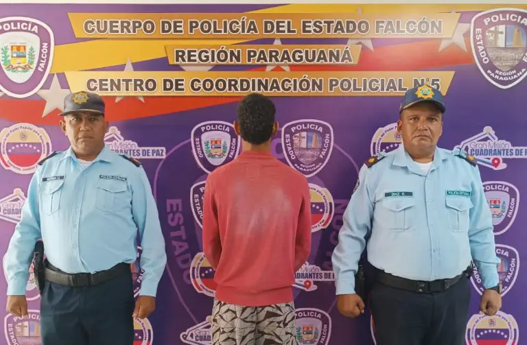 Polifalcón lo detiene por exhibir sus partes íntimas en Punto Fijo