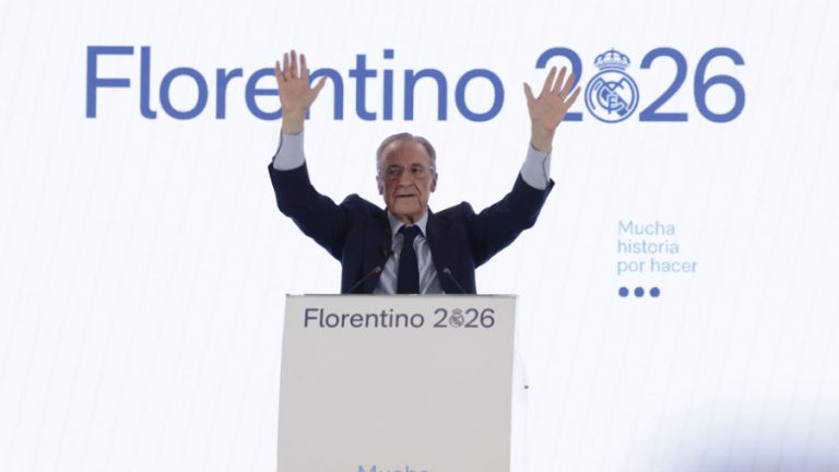 Florentino Pérez sigue al frente del Real Madrid