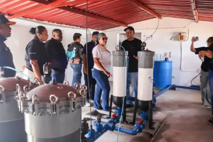 Un recorrido de evaluación de la planta desalinizadora se llevó a cabo por las vocerías de la comuna Juramento del Monte Sacro.