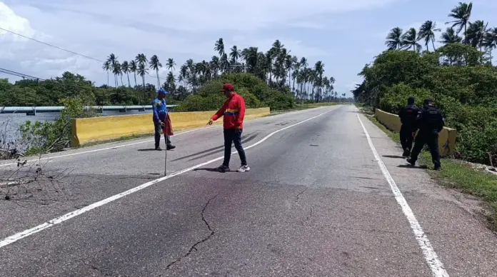 En Falcón se activó un protocolo de monitoreo y control en cuatro puentes estratégicos ubicados en el tramo de entrada a la entidad.