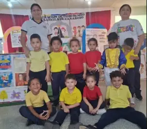 Con un conjunto de recursos didácticos y pedagógicos diversos, los estudiantes del Ceis Simón Bolívar de Las Velitas, rindieron homenaje.