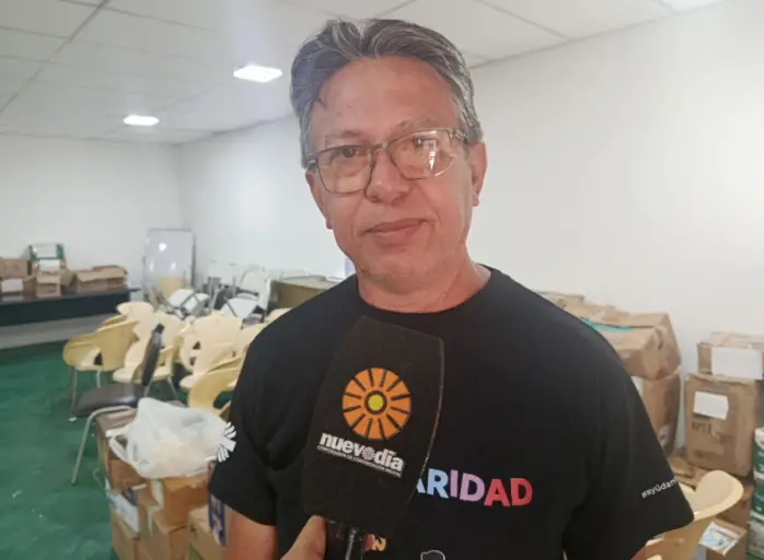 El Padre José Nuñez, director de Cáritas Coro, manifestó que el Centro de Acopio tiene la necesidad de alimentos no perecederos.