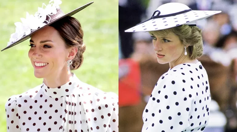 Kate Middleton recreó otro look de Lady Di