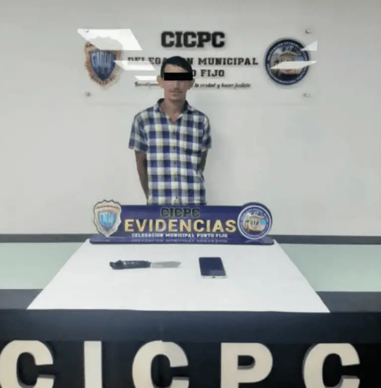 Detenido peligroso azote en Punto Fijo