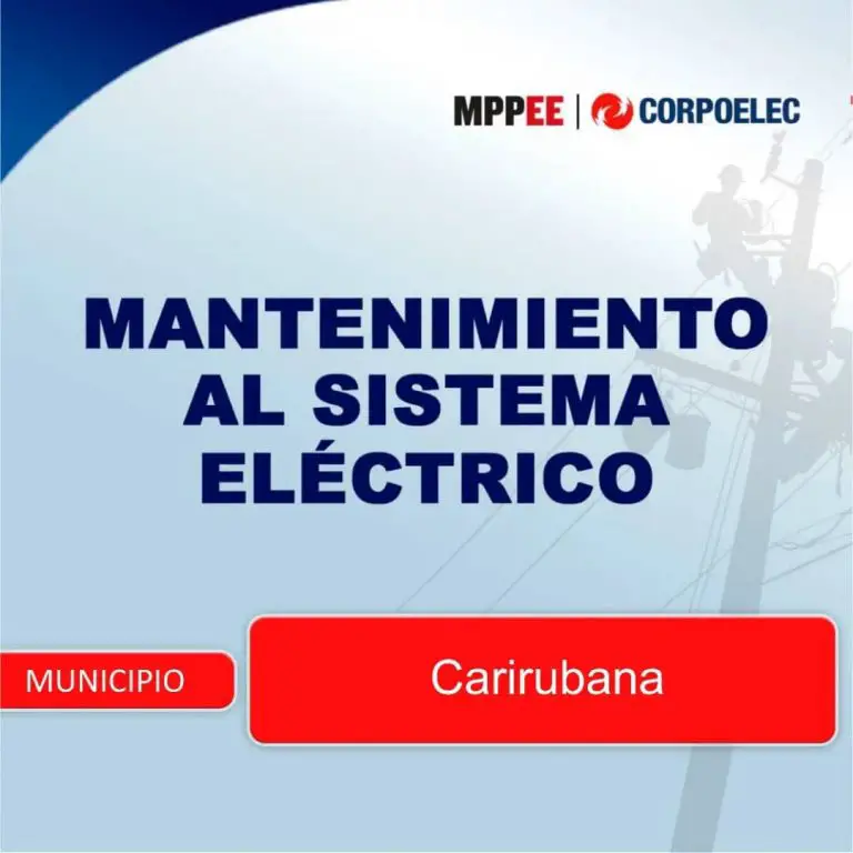 Estos sectores de Punto Fijo no tendrán energía eléctrica este jueves 23