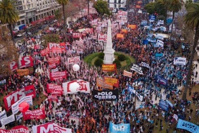 protestas en Argentina