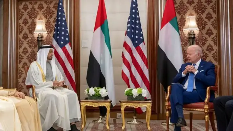 Biden invita a EE. UU. al presidente de Emiratos Árabes
