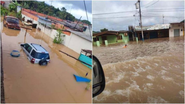 3.000 afectados por el desbordamiento de un río en Santa Elena de Uairén