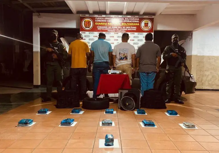 FANB saca de circulación red de narcotráfico en Bolívar