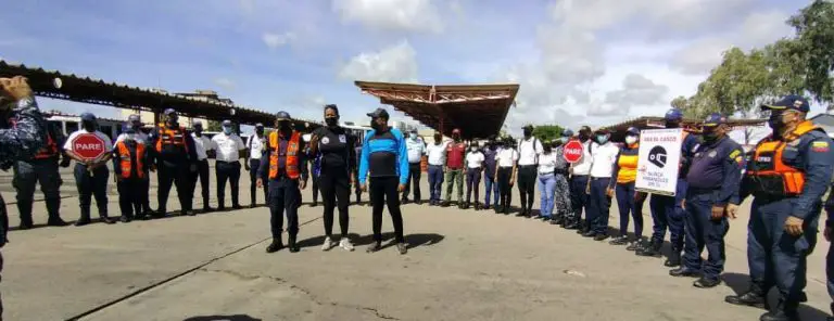 En Coro realizan simulacro de prevención de accidentes de tránsito