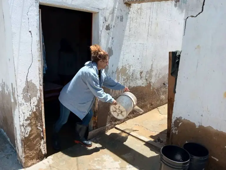 Sector Ramón Vera entre inundación y necesidad