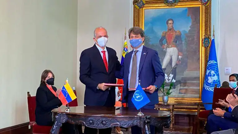 ONU y Venezuela firman acuerdo