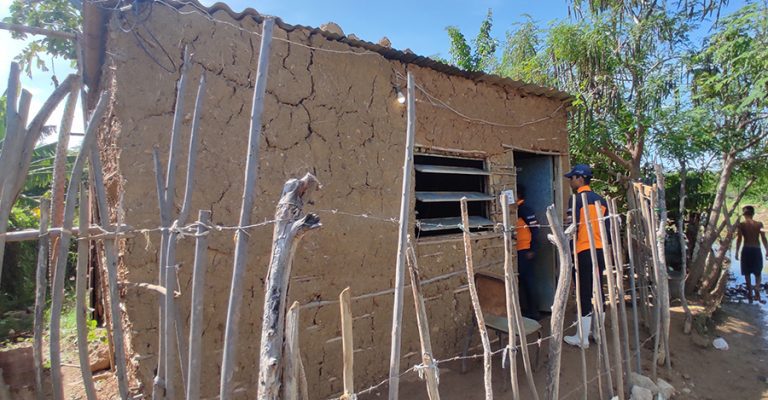 13 viviendas afectadas deja el río Coro