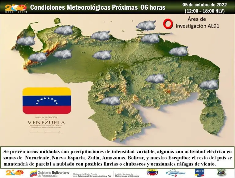 Inameh mantiene advertencia por la onda tropical 41