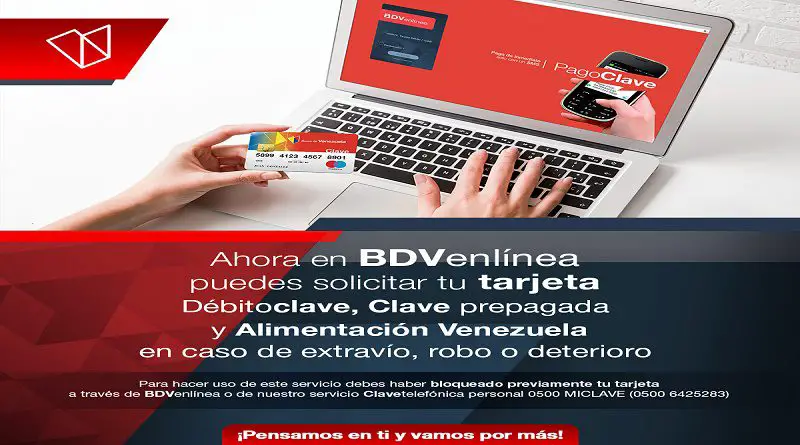 Así solicitas la tarjeta débito del Banco de Venezuela por internet