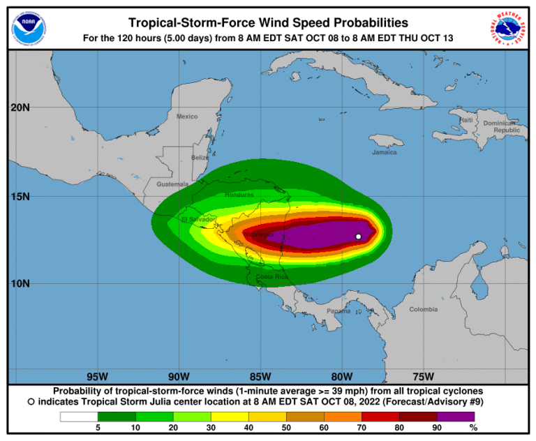 Alerta máxima en San Andrés ante pronóstico de huracán