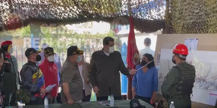 El presidente Nicolás Maduro llegó a Las Tejerías