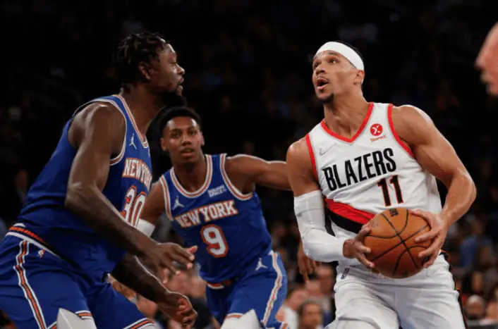 El alero Josh Hart abrirá la temporada de la NBA en el quinteto titular de los Blazers.