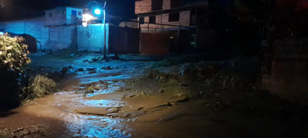 Aumenta el caudal de quebradas en Mérida
