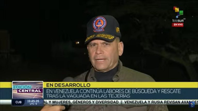 Ceballos reporta 50 muertos en Las Tejerías