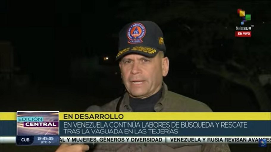 Ceballos reporta 50 fallecidos en Las Tejerías